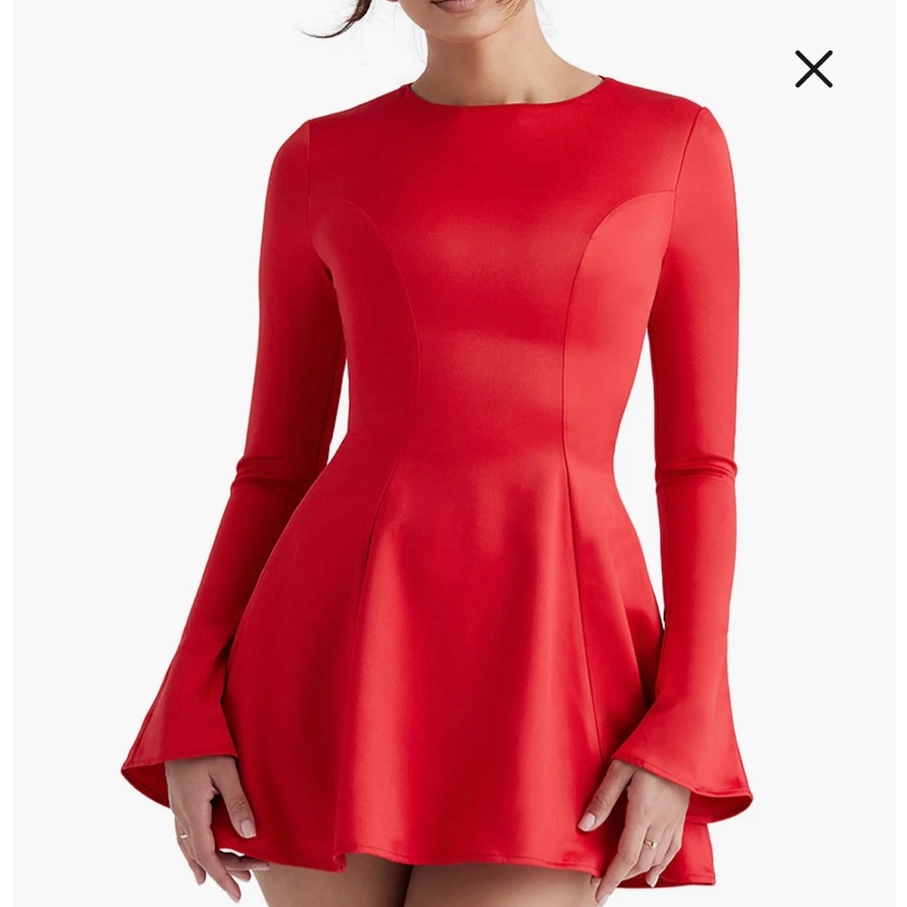 House of CB Red Skater dress